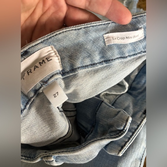 Frame le crop Mini boot step up hem size 27 - Picture 4 of 4